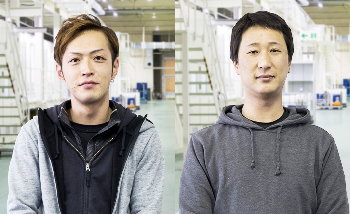職人Aさん(写真左)/職人Bさん(写真右)